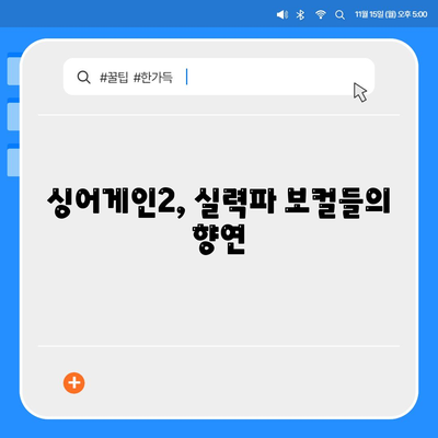 싱어게인 시즌2 참가자