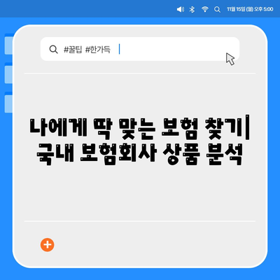 국내 보험회사