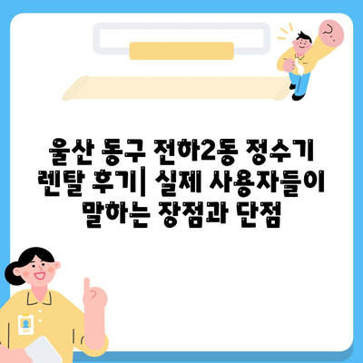 울산시 동구 전하2동 정수기 렌탈 | 가격비교 | 필터 | 순위 | 냉온수 | 렌트 | 추천 | 직수 | 얼음 | 2024후기