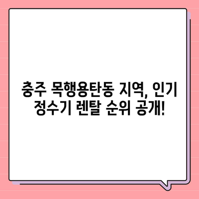 충청북도 충주시 목행용탄동 정수기 렌탈 | 가격비교 | 필터 | 순위 | 냉온수 | 렌트 | 추천 | 직수 | 얼음 | 2024후기