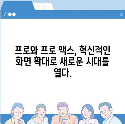 아이폰 16 시리즈의 5가지 주요 변화 | 프로와 프로 맥스의 화면 확대.