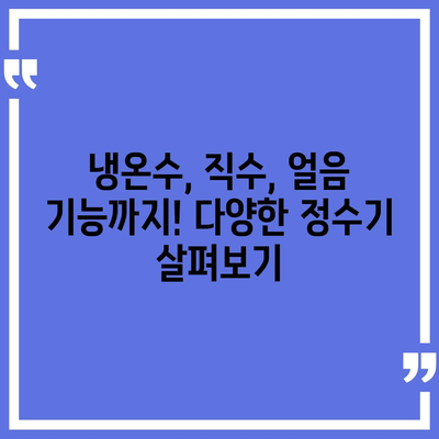 충청남도 아산시 온양4동 정수기 렌탈 | 가격비교 | 필터 | 순위 | 냉온수 | 렌트 | 추천 | 직수 | 얼음 | 2024후기