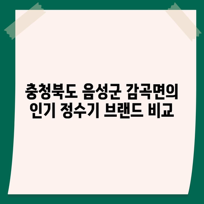 충청북도 음성군 감곡면 정수기 렌탈 | 가격비교 | 필터 | 순위 | 냉온수 | 렌트 | 추천 | 직수 | 얼음 | 2024후기