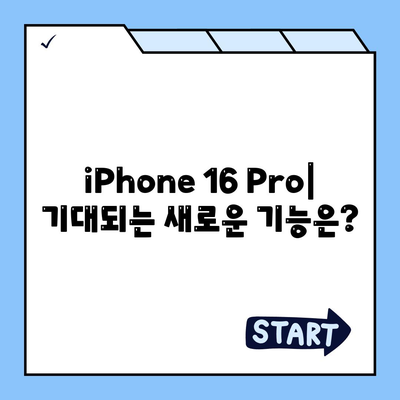 iPhone 16 Pro | 출시일, 가격, 색상, 예상 스펙