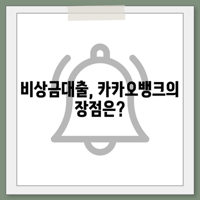 카카오뱅크 pc버전 비상금대출 신청