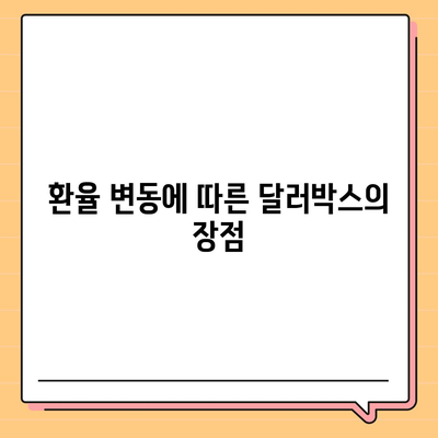 카카오뱅크 달러박스를 활용한 환테크 방법 소개