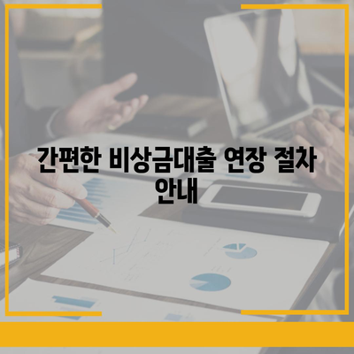 카카오뱅크 pc버전 비상금대출 연장