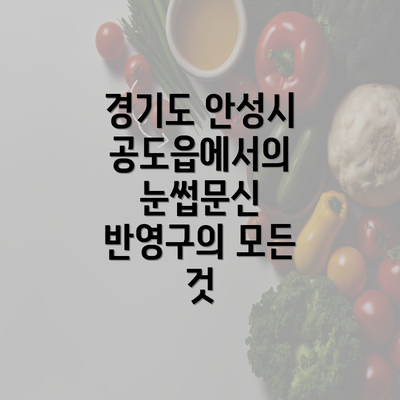 경기도 안성시 공도읍에서의 눈썹문신 반영구의 모든 것