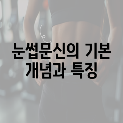 눈썹문신의 기본 개념과 특징