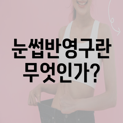 눈썹반영구란 무엇인가?