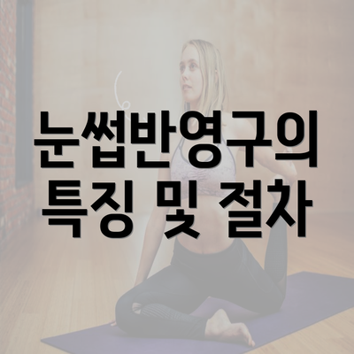 눈썹반영구의 특징 및 절차