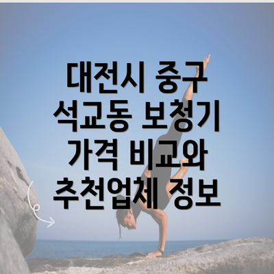 대전시 중구 석교동 보청기 가격 비교와 추천업체 정보