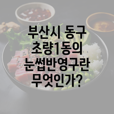 부산시 동구 초량1동의 눈썹반영구란 무엇인가?