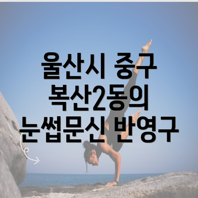 울산시 중구 복산2동의 눈썹문신 반영구