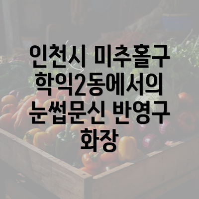 인천시 미추홀구 학익2동에서의 눈썹문신 반영구 화장