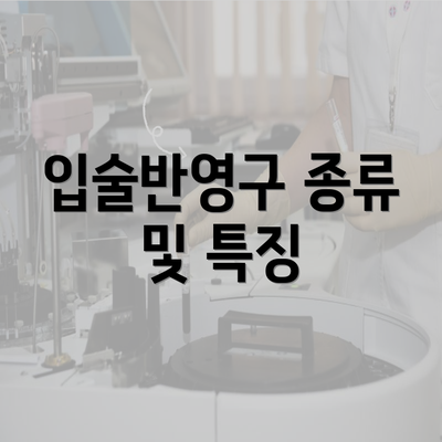 입술반영구 종류 및 특징