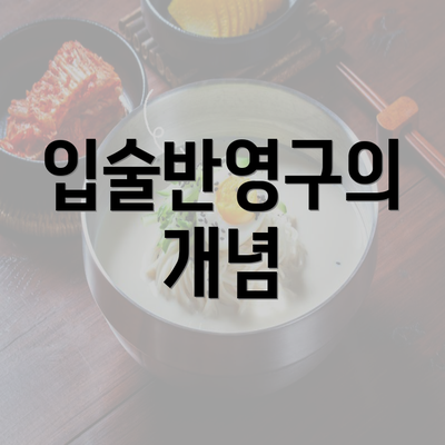 입술반영구의 개념