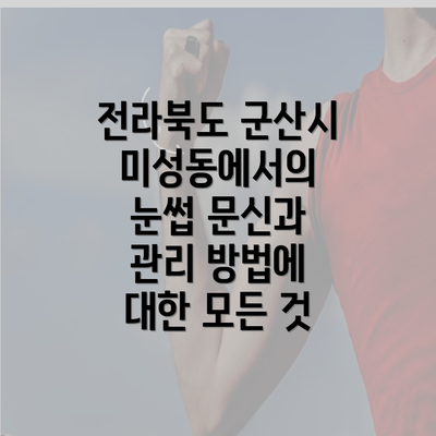 전라북도 군산시 미성동에서의 눈썹 문신과 관리 방법에 대한 모든 것