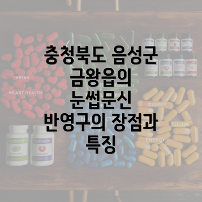 충청북도 음성군 금왕읍의 눈썹문신 반영구의 장점과 특징