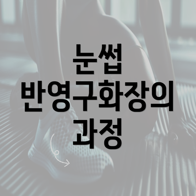 눈썹 반영구화장의 과정