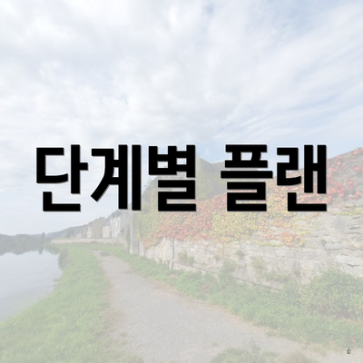 단계별 플랜